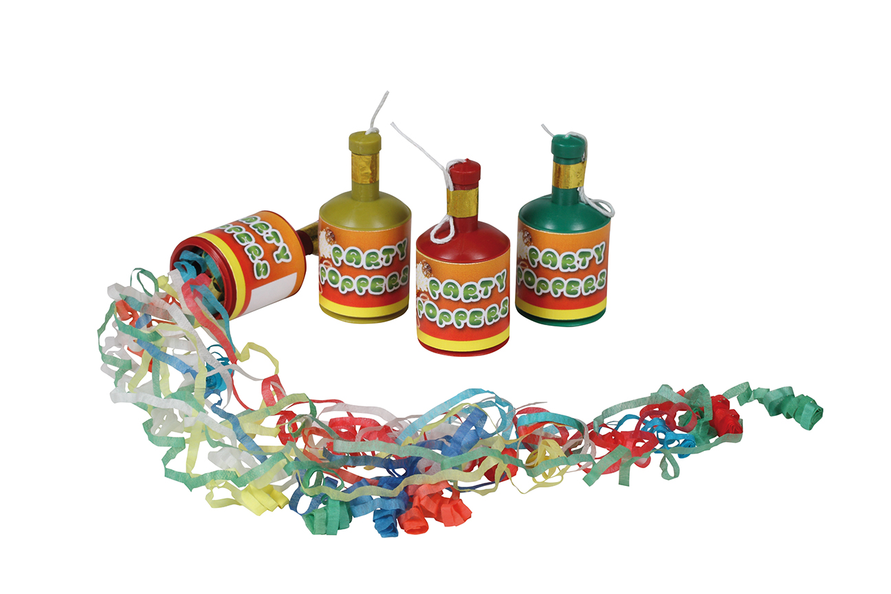 Bottigliette lancia stelle filanti (12 pcs)