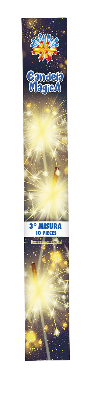 Candela magica 3° misura (10 pcs)