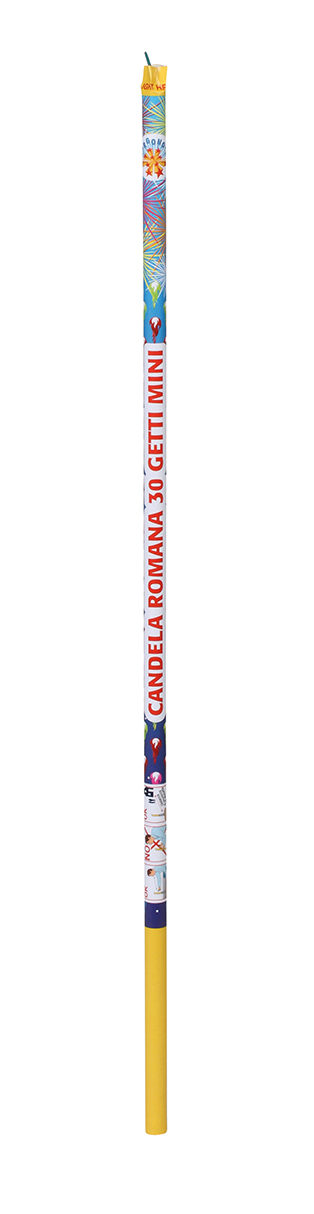 Candela romana 30 getti mini (10 pcs)