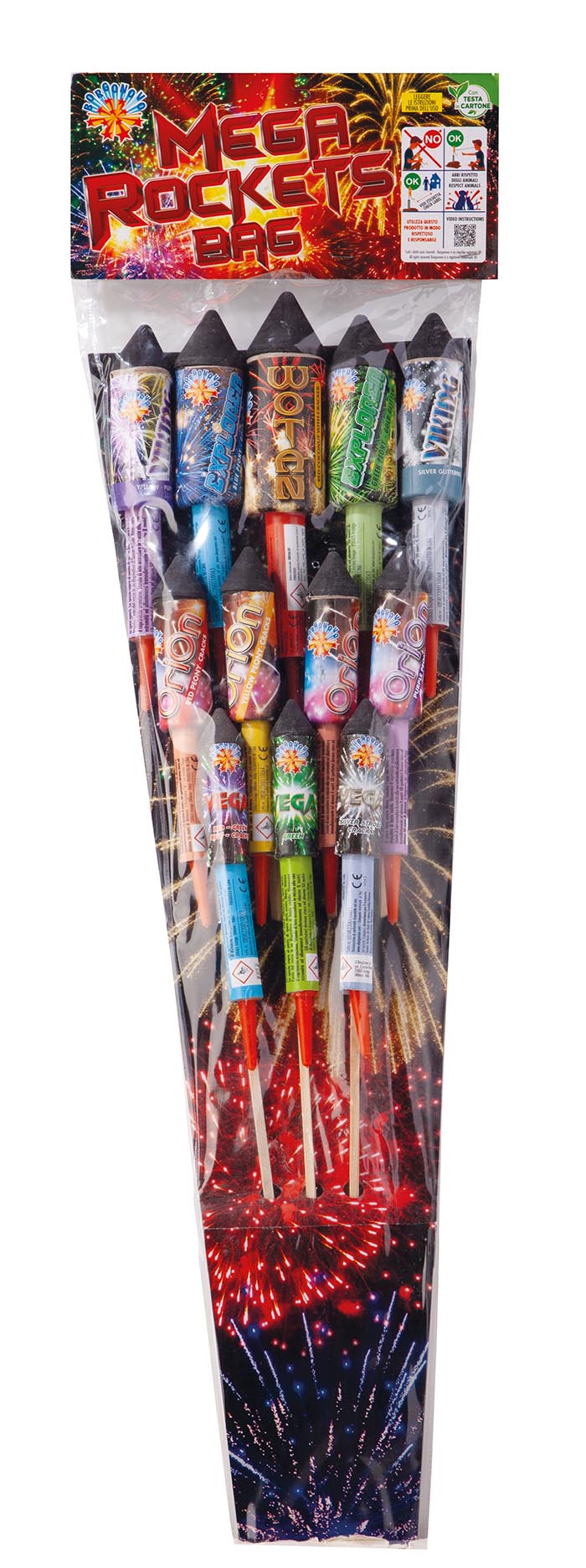 Mega Rockets Bag (12 pcs)